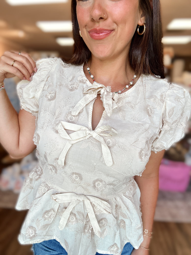 Julie Ann Flower Top