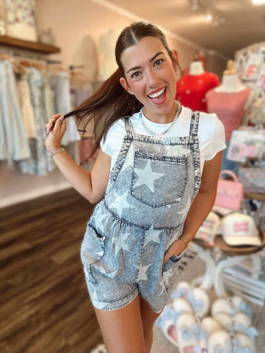Star Spangled Denim Overall