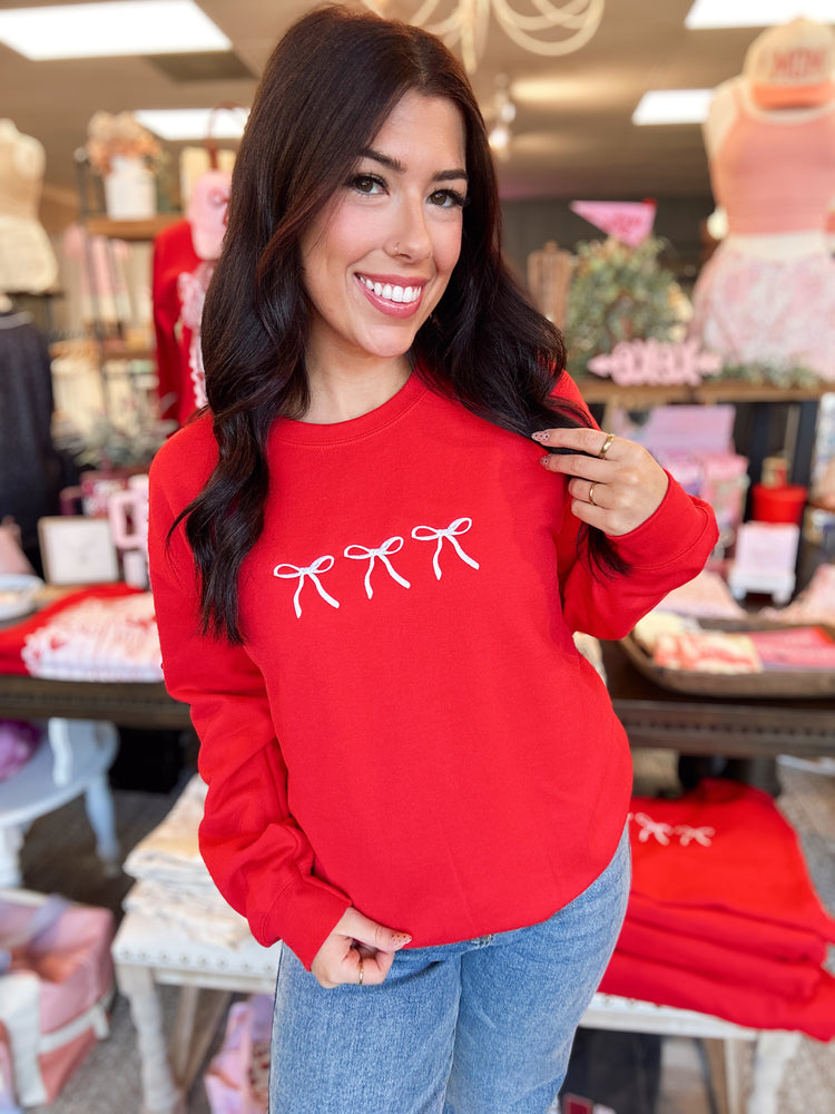 Dainty Bow Sweatshirt