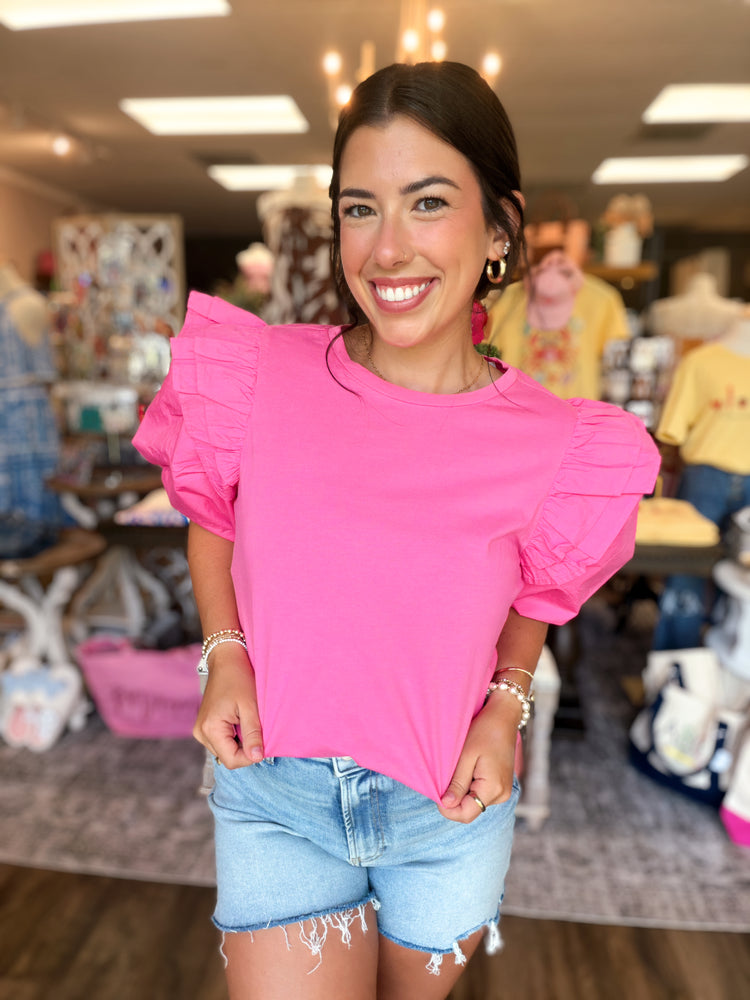 Hot Pink Franco Top