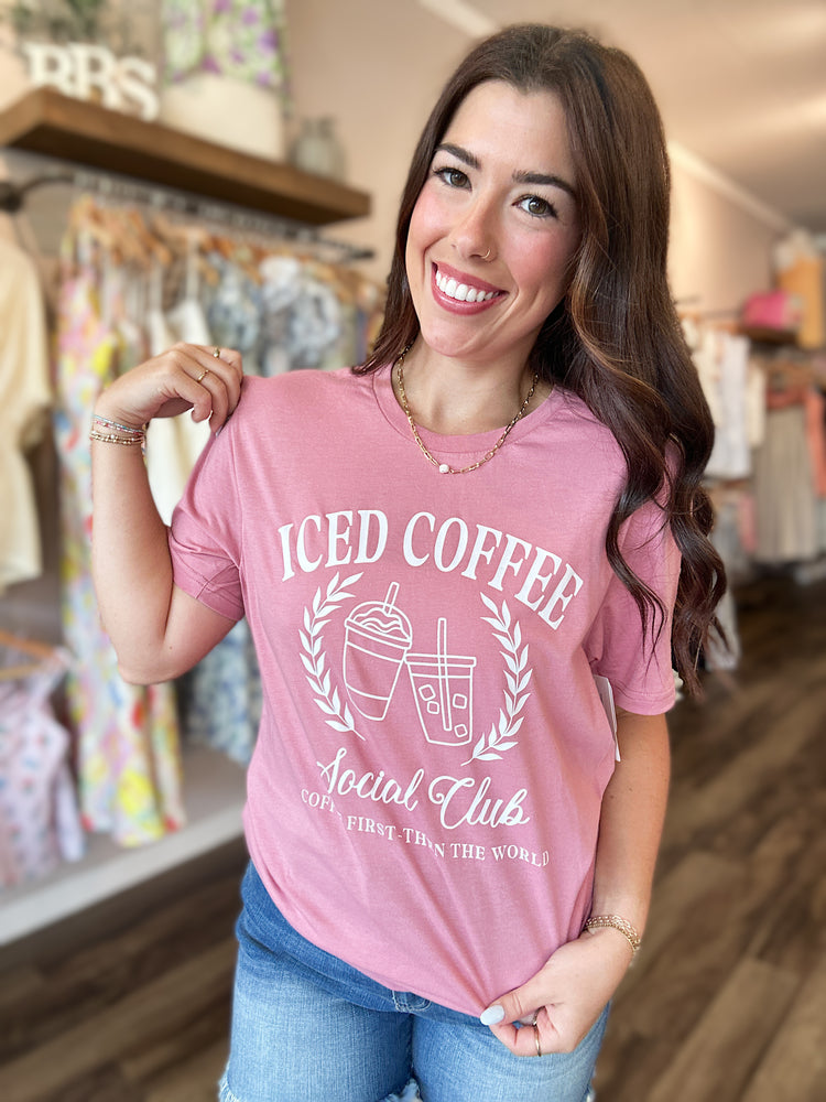 Iced Coffee Social Club Tee