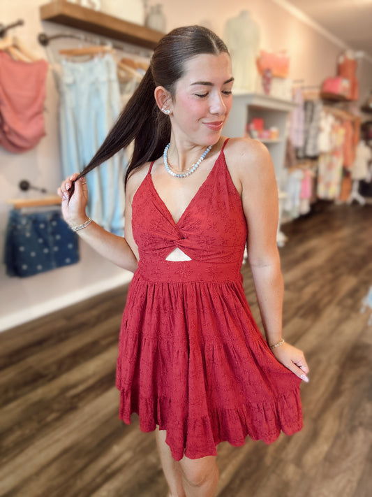 Raleigh Twist Front Dress