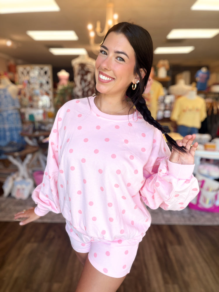 Poppin' Pink Polka Dot Set