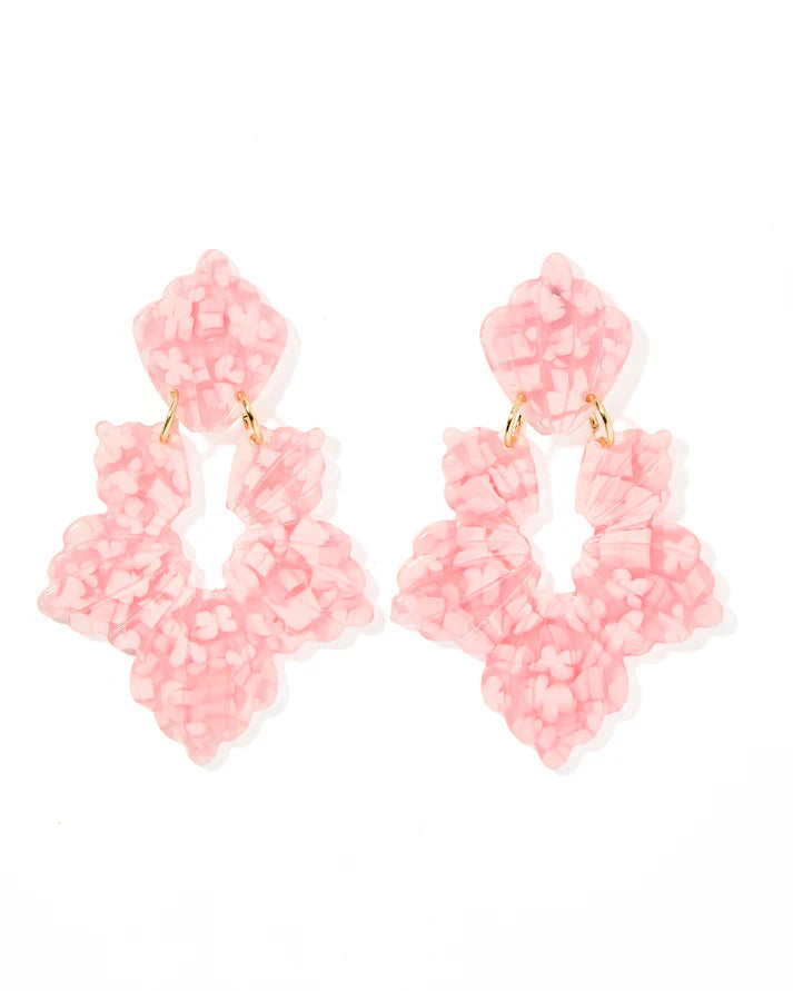 Pink Taffey Dangle