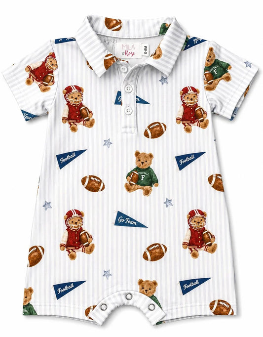Boys Varsity Bears Polo One Piece