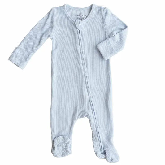 Ice Blue Zip Footie