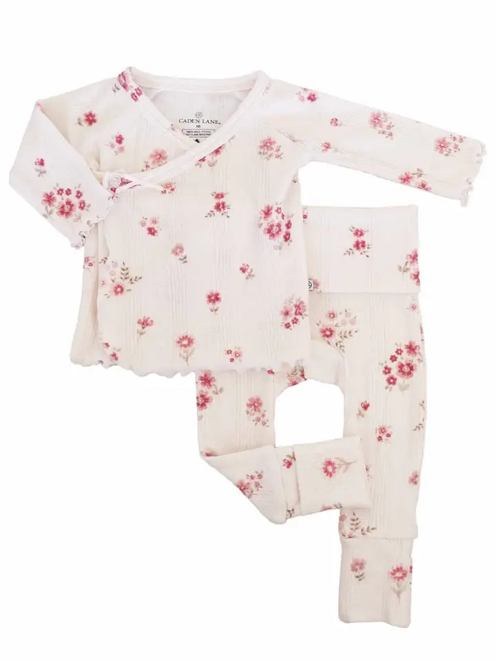 Newborn Waffle Crossover Set