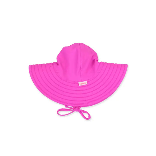 Girls Neon Violet Swim Hat
