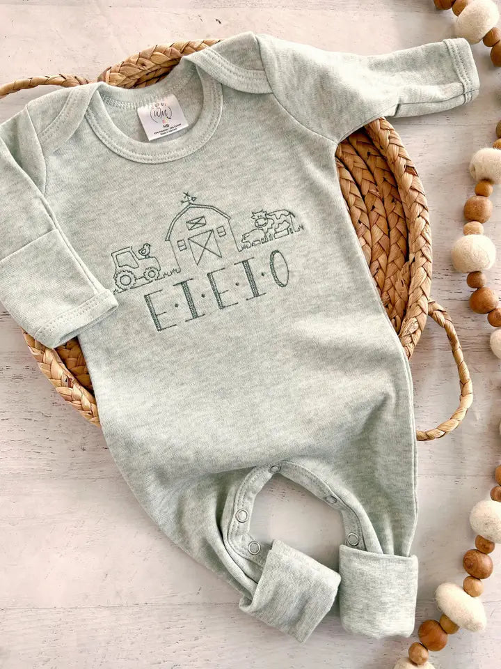 Farm Baby Footie