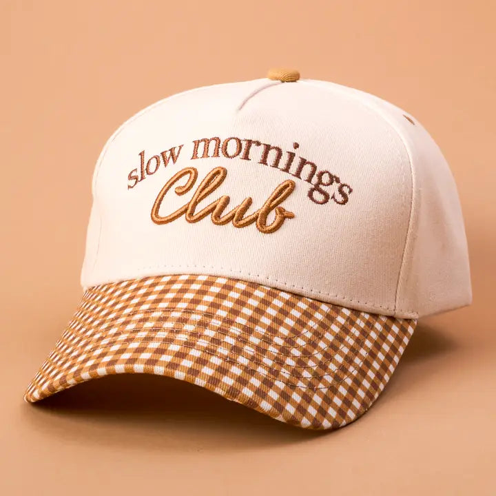 Slow Mornings Club Ballcap