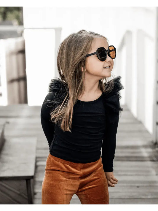 Justice Ruffle Sleeve