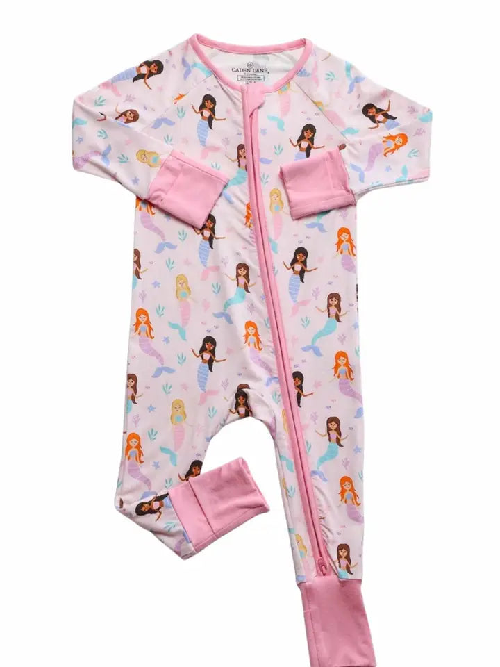 Mermaids Zip Footie
