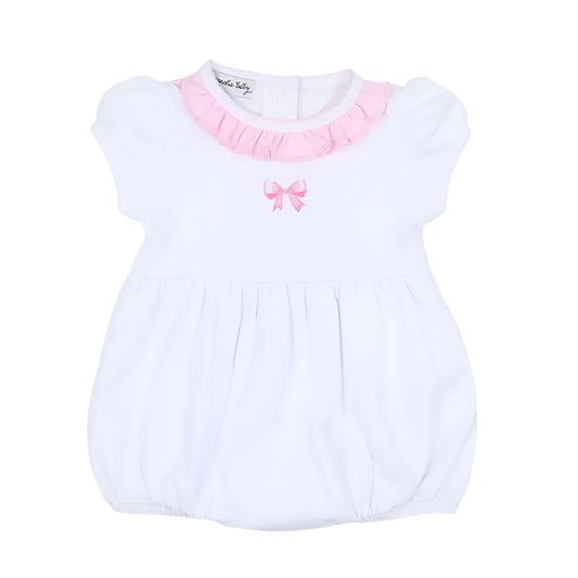 Baby Bows Embroidered Bubble
