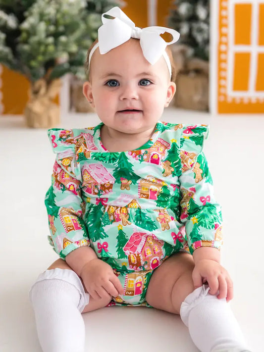 Jolly Gingerbread Ruffle Bubble