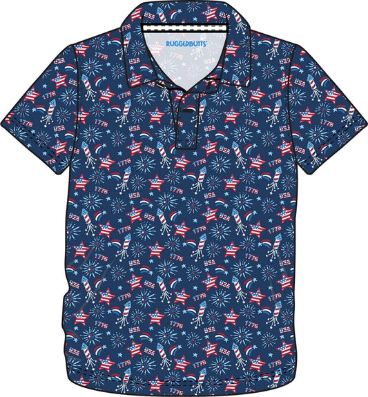 Fireworks Polo Mens