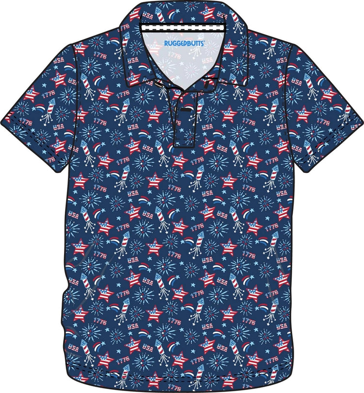 Fireworks Polo Mens