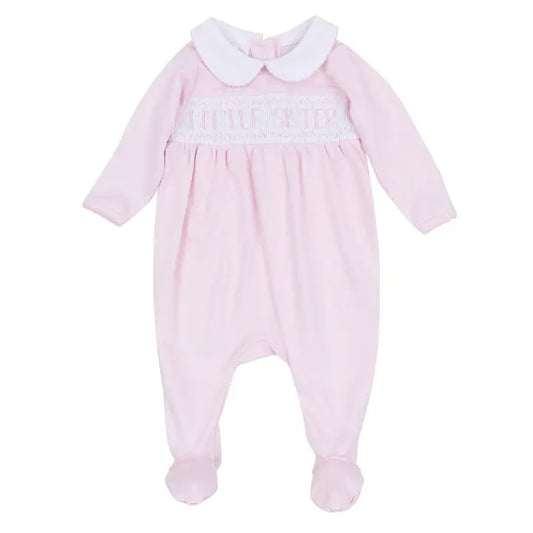 Little Sister Smocked Footie