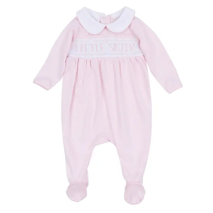 Little Sister Smocked Footie