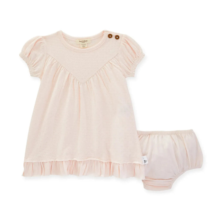 Blush Cotton Pointelle Dress