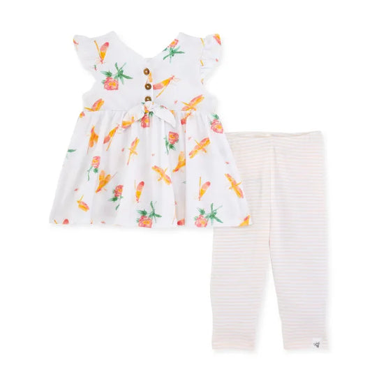 Vintage Dragonfly Tunic & Legging Set