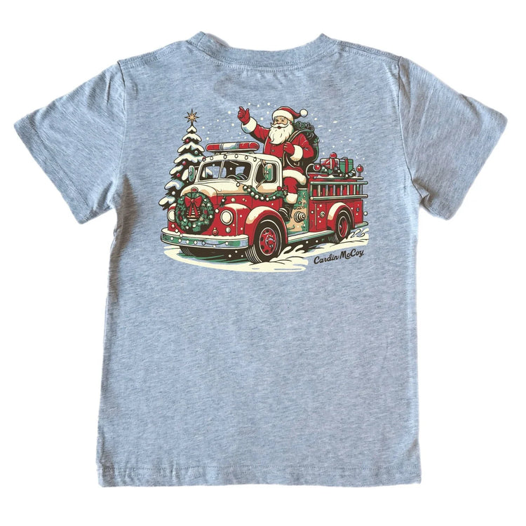 Firetruck Santa