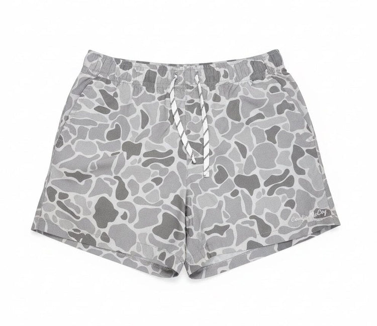 Boys Performance Shorts Light Gray Camo