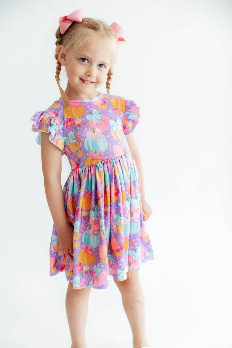 Autumn Sparkle Twirl Dress