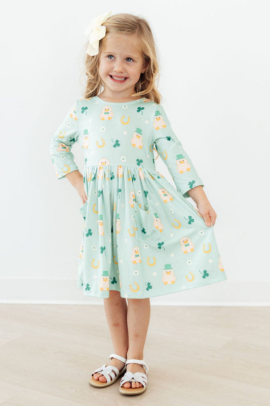 Lucky Duck Twirl Dress