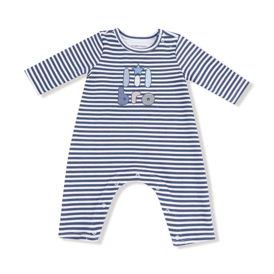 Lil Bro Embroidered Romper