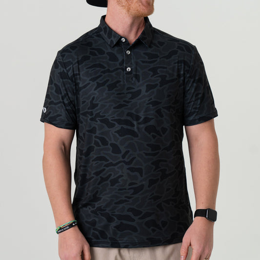 Black Camo - Performance Polo