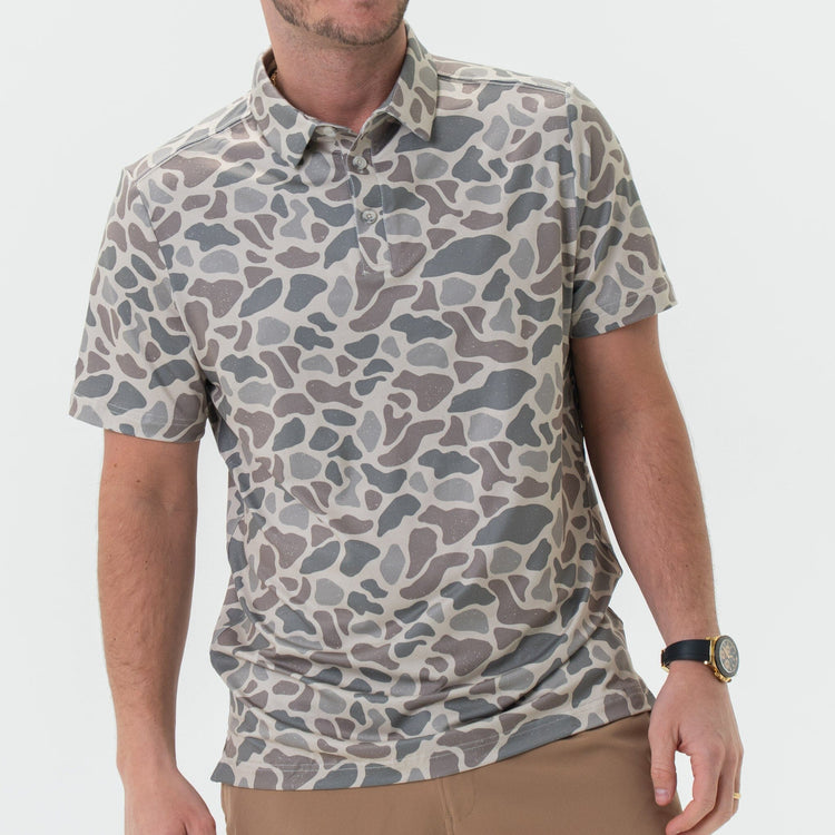 Classic Deer Camo - Performance Polo