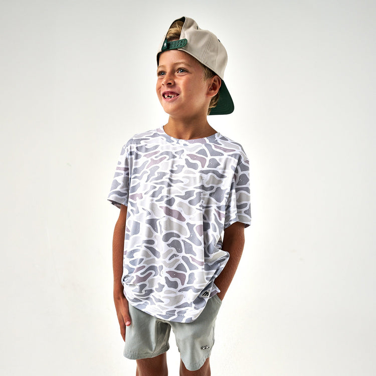 White Camo Go To Tee
