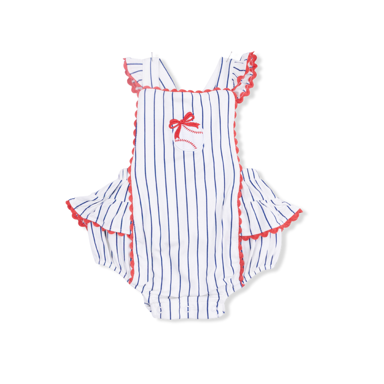 Baseball Ric Rac Sunsuit
