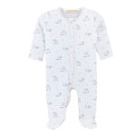 Tiny Baby Sheep w/ Ruffles Zip Footie