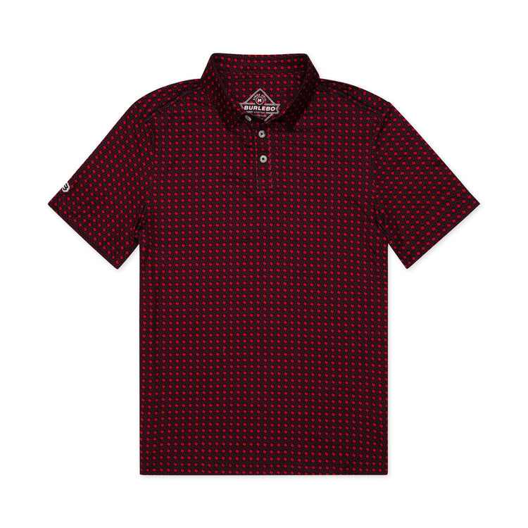 Texas Black & Red - Performance Polo
