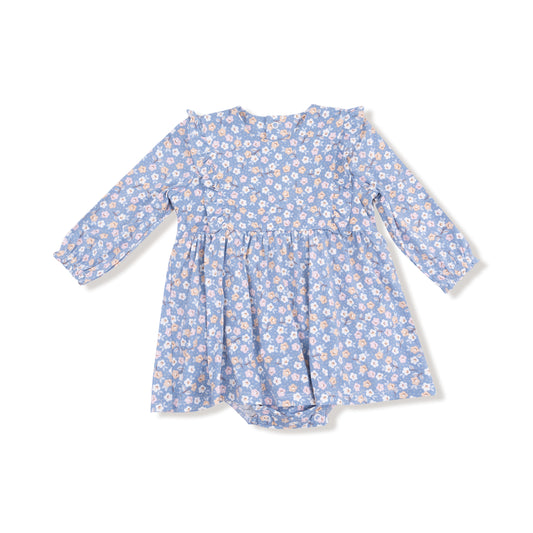 Country Calico Bodysuit Dress