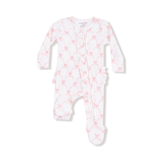 Ribbon Bow Footie