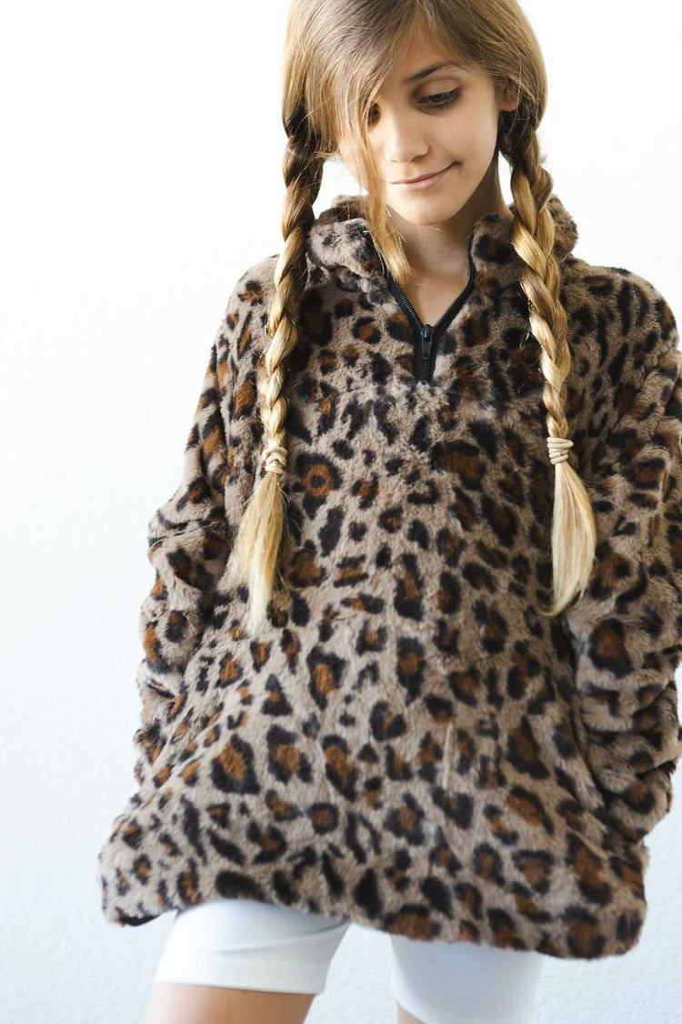 Mila & Rose Wild One Fuzzy Pullover