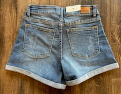 Judy Blue Maternity Shorts Medium Wash