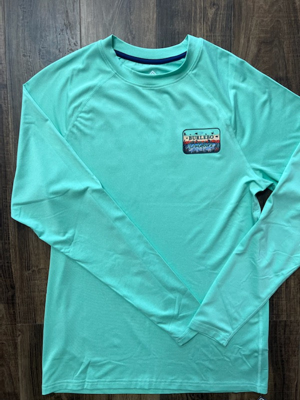Burlebo Teal Long Sleeve Dry Fit