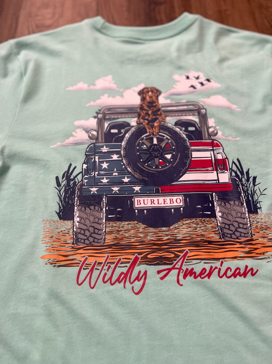 Burlebo - Teal Bronco Tee