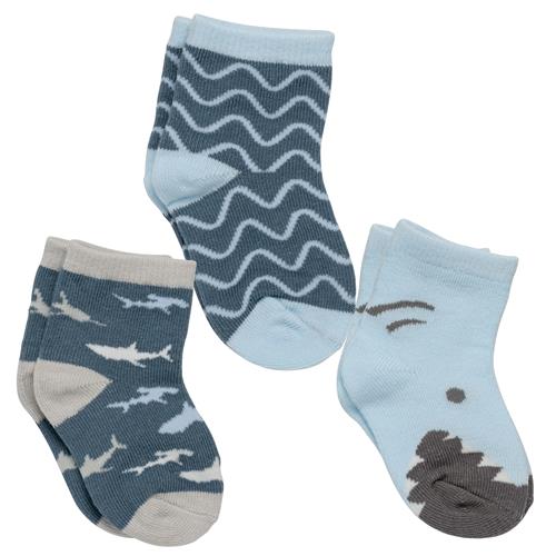 Stephen Joseph - 3 Piece Sock Set (Shark)