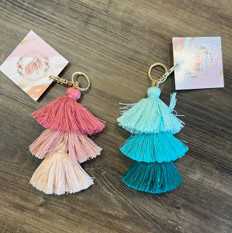 Pom Pom Keychain