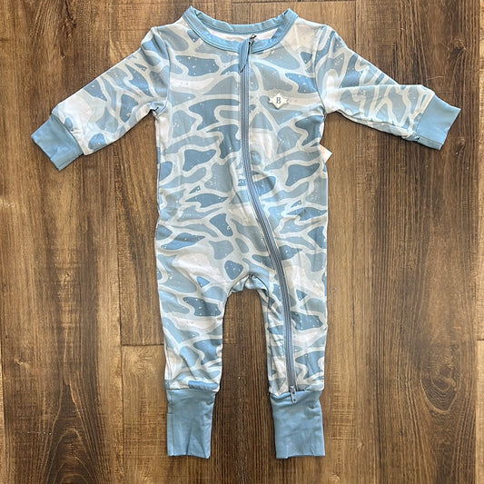 Seaside Camo Zip Up Night Night