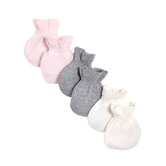 Burts Bees Organic Cotton Baby Mittens 3 Pack